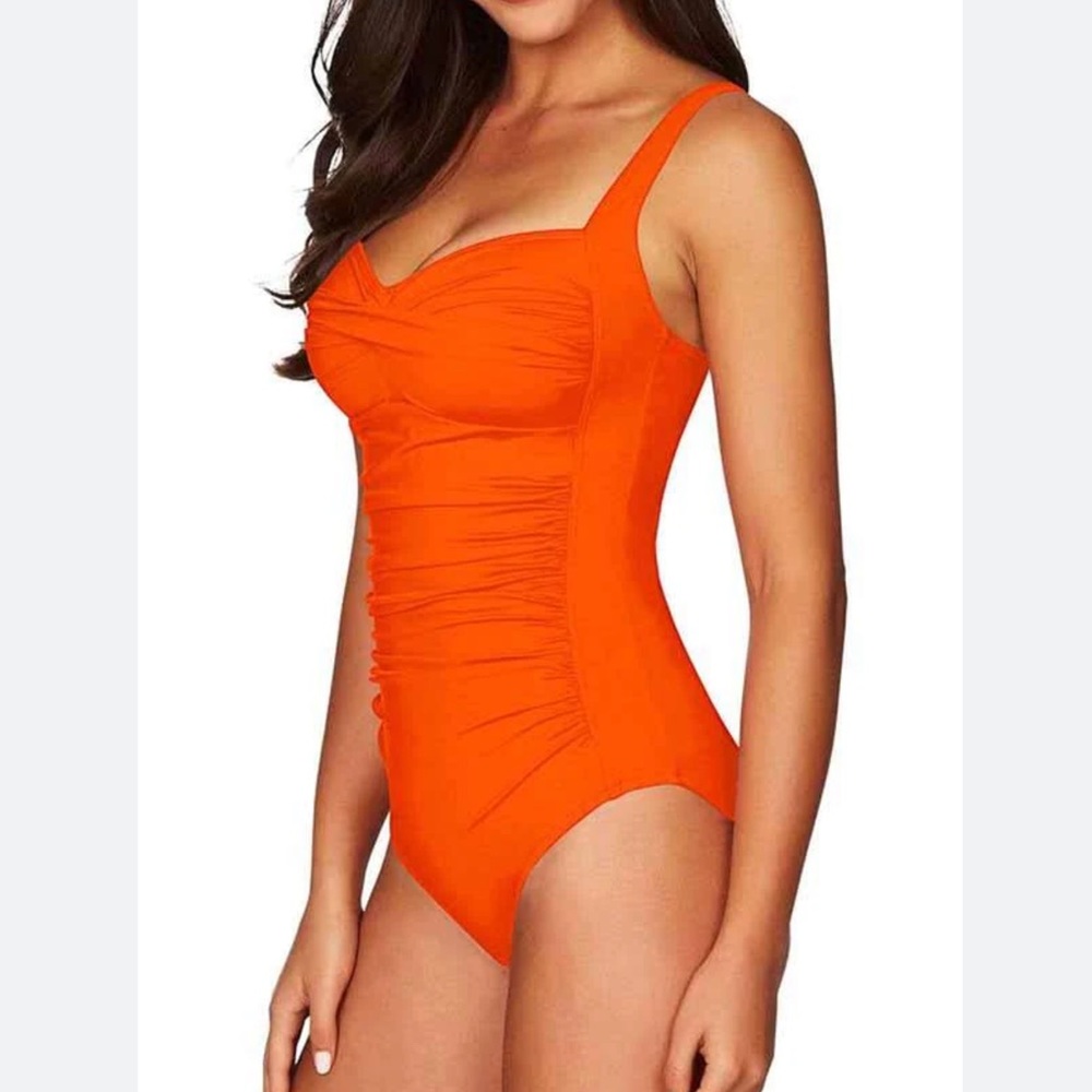 NWOT Bright Orange One Piece Swimsuit